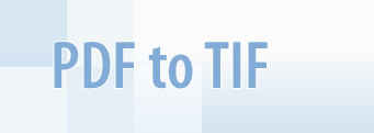 Convert PDF to TIF